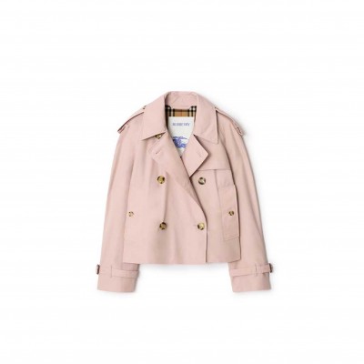 BURBERRY CROPPED-TRENCHJACKE MAYFAIR AUS TROPENGABARDINE P81264701